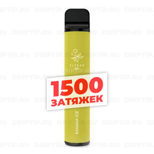 Elf Bar 1500 - Банановый Лёд