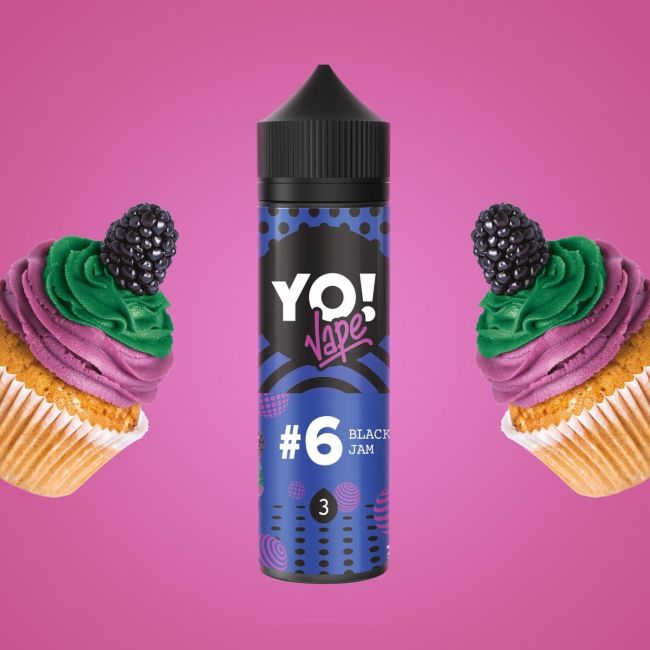 YO VAPE 100ml №6 Blackberry Jam 3mg YO VAPE 100ml №6 Blackberry Jam 3mg