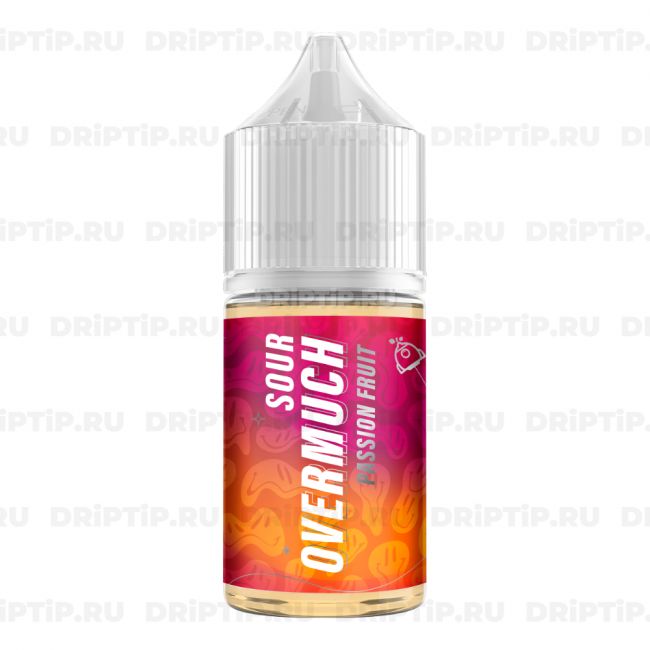Жидкость Overmuch Sour Salt - Passion Fruit Жидкость Overmuch Sour Salt - Passion Fruit