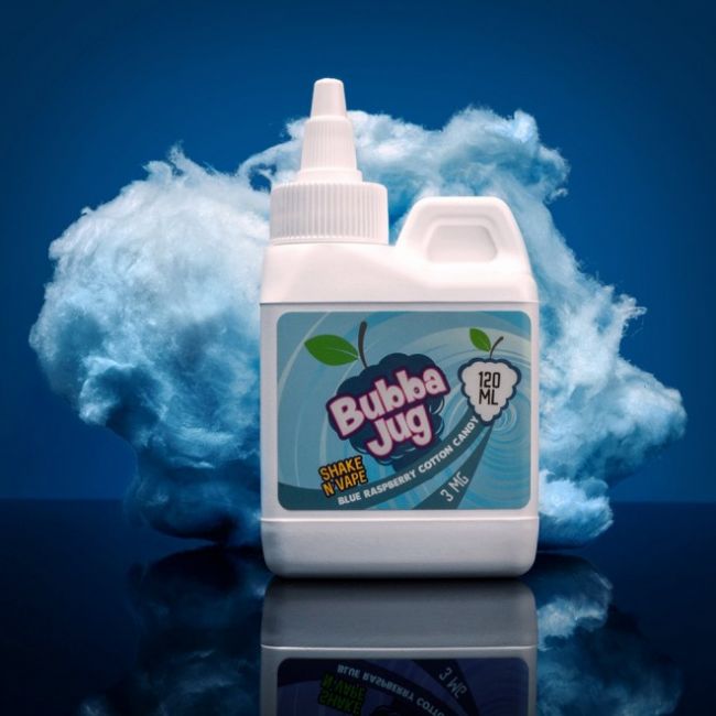 BUBBA JUG Blue Raspberry Cotton Candy 3mg, 120ml BUBBA JUG Blue Raspberry Cotton Candy 3mg, 120ml