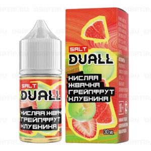 Duall Salt - Кислая Жвачка Грейпфрут Клубника