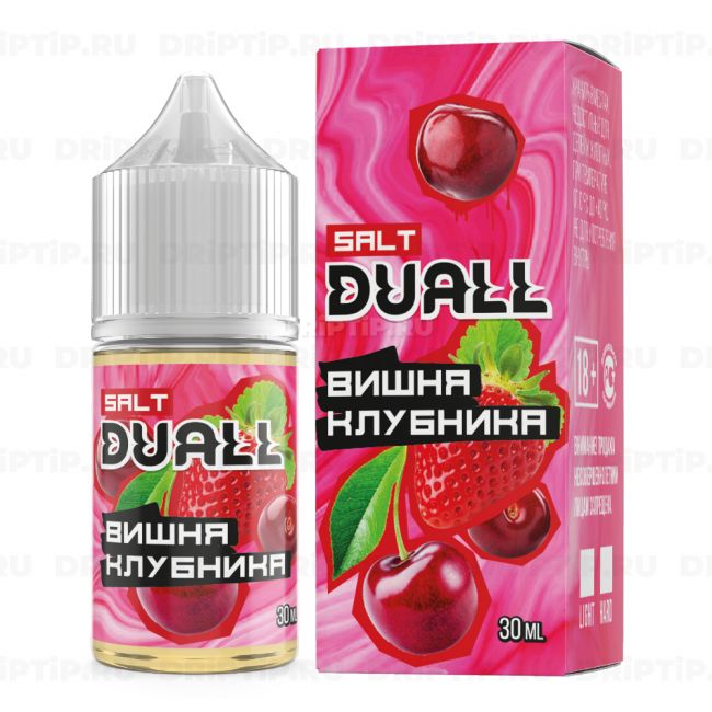 Жидкость Duall Salt - Вишня Клубника 