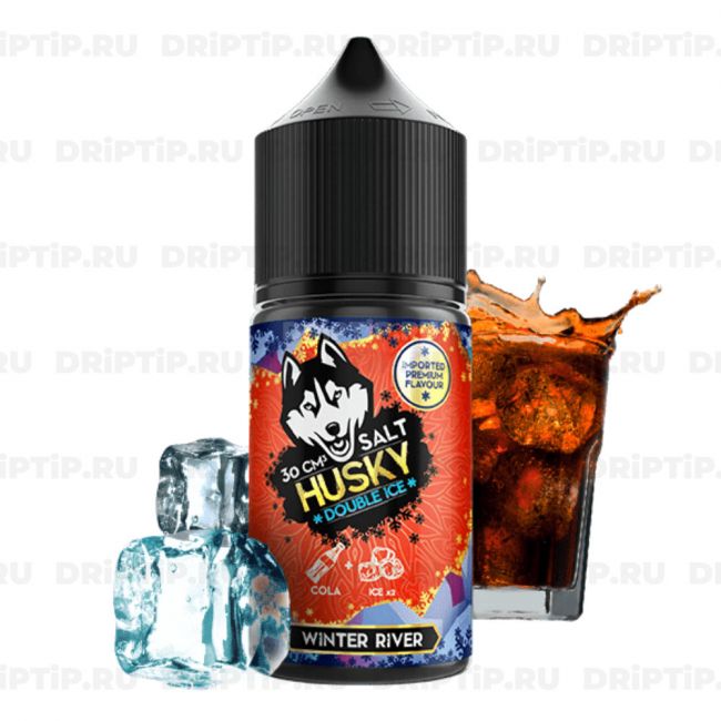 Жидкость Husky Import Double Ice Salt - Winter River Жидкость Husky Import Double Ice Salt - Winter River