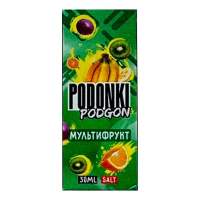 Жидкость Podonki Podgon Salt - Мультифрукт 