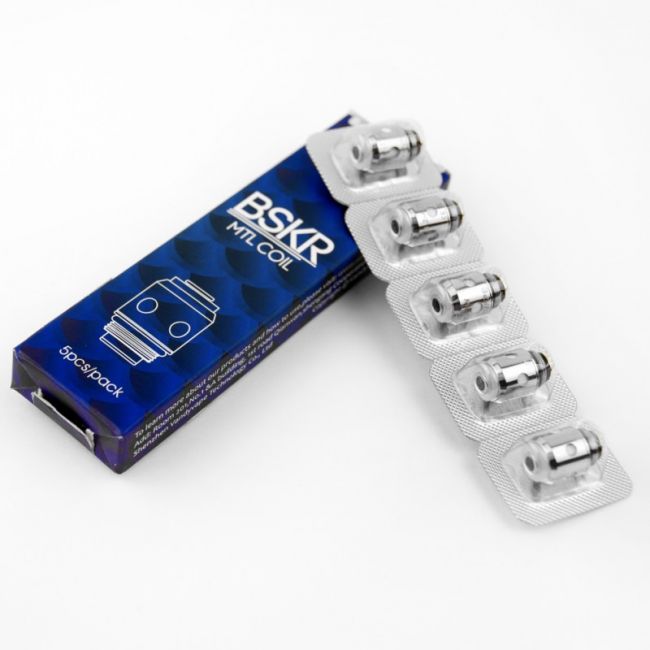 Испарители Berserker MTL Kit Coil (1.8 ohm) 5шт./уп Испарители Berserker MTL Kit Coil (1.8 ohm) 5шт./уп