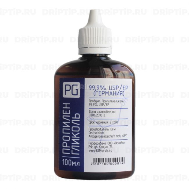 Пропиленгликоль Elmerck DOW 100мл Пропиленгликоль Elmerck DOW 100мл