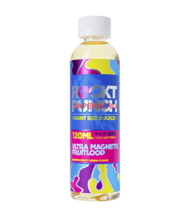 ROCKT PUNCH Ultra Magnetic Fruitloop 3mg, 120ml ROCKT PUNCH Ultra Magnetic Fruitloop 3mg, 120ml