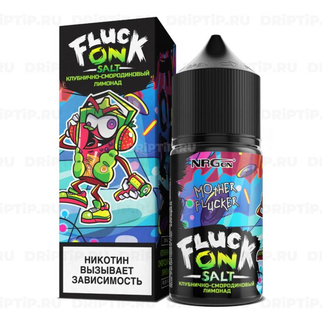 Жидкость Fluck On Salt - Клубнично-Смородиновый Лимонад Жидкость Fluck On Salt - Клубнично-Смородиновый Лимонад